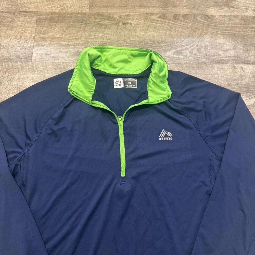 RBX Performance Women’s Activewear Dri Fit Long Sleeve 1/4 Zip Top Sz. L - Picture 3 of 7